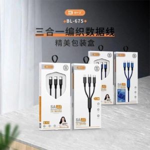 Cáp sạc 3 đầu BYZ BL-675