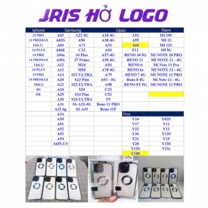 Ốp lưng IRis xi hở logo