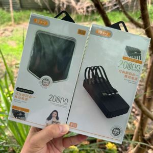 Sạc dự phòng BYZ W80 20.000mAh kèm 3 dây sạc