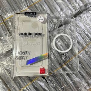 Ốp lưng Likgus trong lưng cứng viền dẻo sạc Magsafe chính hãng